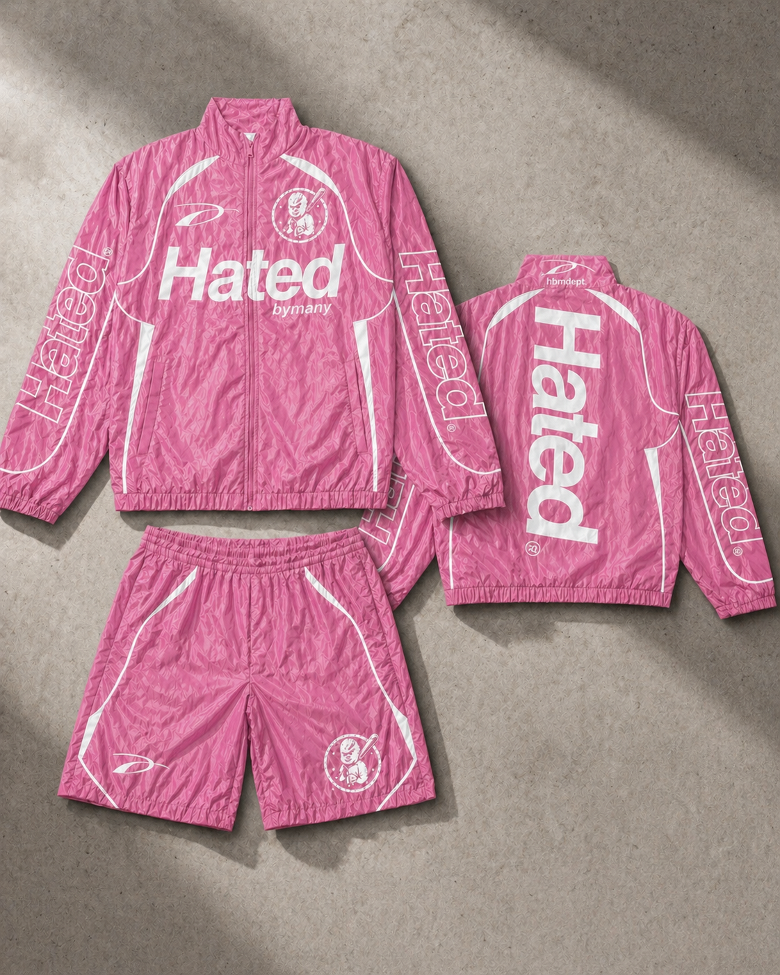 HBM “Hated” Windbreakers -  Pink