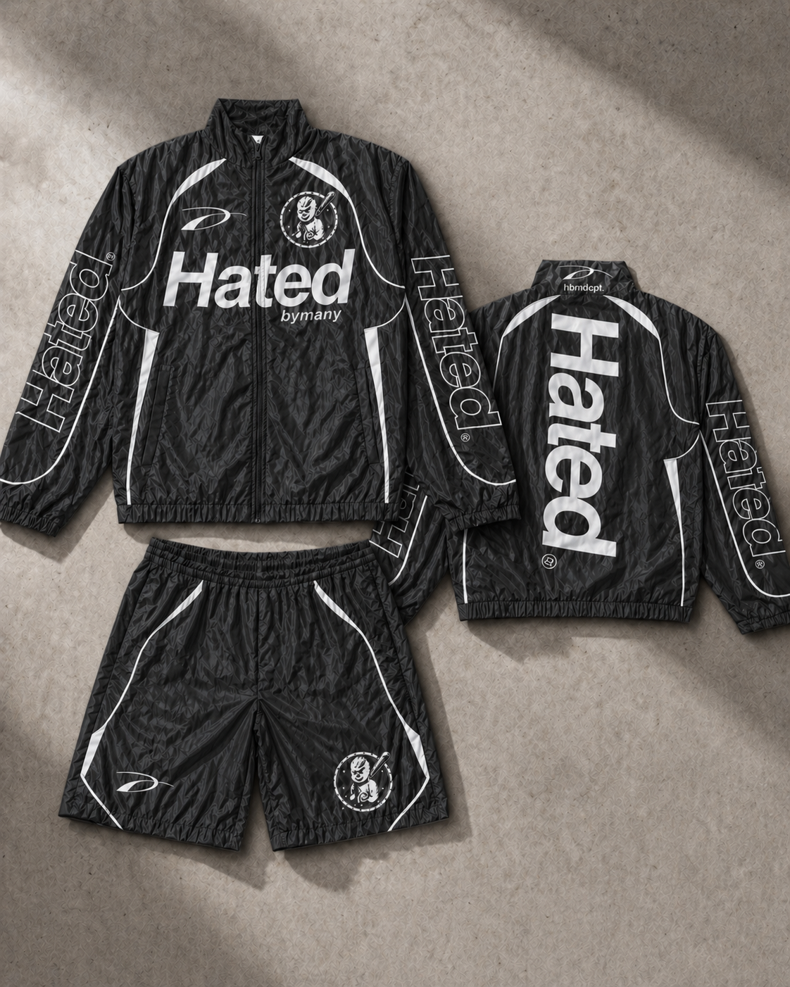 HBM “Hated” Windbreakers - Black